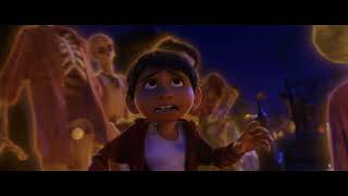 Coco 2017  Miguel Plays the Guitar and Starts Seeing the Spirits of the Dead UHD [upl. by Herrle422]