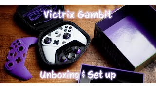 Victrix Gambit controller  unboxing and setup [upl. by Lore]