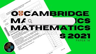 O Level Add Math May June 2021 Paper 14 403714 [upl. by Anailuj]