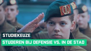 Studeren bij Defensie vs in de stad [upl. by Ahteral778]