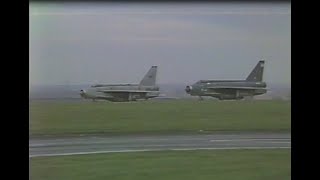 RAF Binbrook Lightnings19th October1987 [upl. by Ainimre]