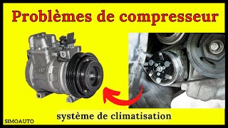 Les problèmes de compresseur de système de climatisation  SIMOAUTO [upl. by Lienhard]