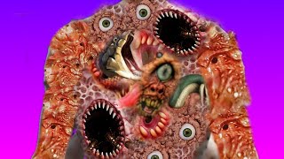 ASMR removal scorpion amp trypophobia infected Body ASMR Body treatment  ASMR 2d deep animation [upl. by Timothee]