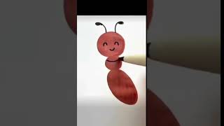 Ant drawing easy viralshort [upl. by Wini]