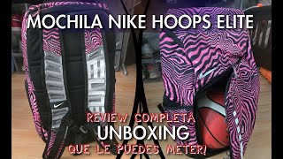 Mochila Nike Hoops Elite 32L│Unboxing ReseñaReview completa│Que le puedo meter [upl. by Dixil]