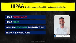 HIPAA  Compliance amp Rules  How to recognize amp protect PHI All explained in details 💥 [upl. by Geesey461]