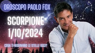 Scorpione ♏️ LOroscopo di Paolo Fox  1 Ottobre 2024  Questo amore splendido… [upl. by Kawasaki230]