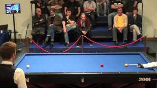 Dick Jaspers run of 22 in 3cushion billiards [upl. by Tressa299]