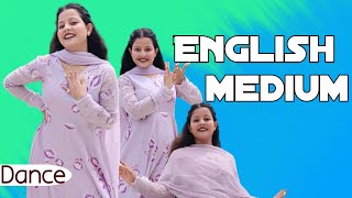 English Medium Haryanvisong Sapnachoudhrysong  Dancewithrimmikajal New Dance Cover [upl. by Elleinaj]