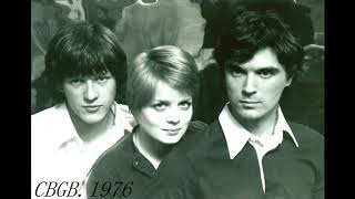 Talking Heads  CBGB New York NY 1976 [upl. by Renae]