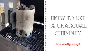 HOW TO USE A CHARCOAL CHIMNEY ON A BBQ  jumbuck bunnings char  Inspiring Simple [upl. by Kerk176]