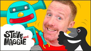 Best Bedtime English Stories for Kids from Steve and Maggie  Magic Wow English TV Speaking [upl. by Graehme]