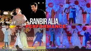 Ranbir Kapoor Alia Bhatt Akash Ambani amp Shloka Full Performance for Anant Radhika Pre Wedding [upl. by Morgenthaler]