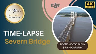 Amazing TimeLapse of the Severn Bridge and the Fast Moving Tide [upl. by Nortad]