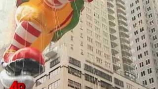 NY Thanksgiving Parade a Floating Spectacle [upl. by Macgregor941]