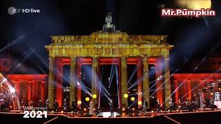 Silvester Feuerwerk 2020 2021 Berlin  Willkommen 2021  ZDF [upl. by Particia]