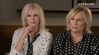 Joanna Lumley amp Jennifer Saunders Interview  Lateline  Absolutely Fabulous Movie 1st August 2016 [upl. by Meek]