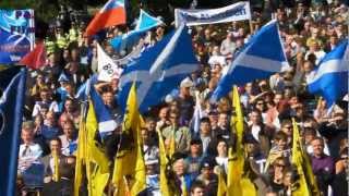 Scottish Independence Rally Songs Edinburgh Scotland 2012 [upl. by Ahsaetan135]