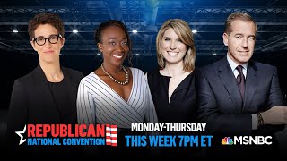 Watch Republican National Convention Day 3  MSNBC [upl. by Glover]