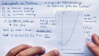 Änderungsmaße von Funktionen [upl. by Kampmann]