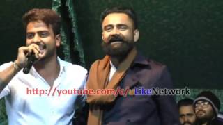 Mankirt Aulakh and Amrit Maan Live Performance New Punjabi Songs 2016 [upl. by Alda]