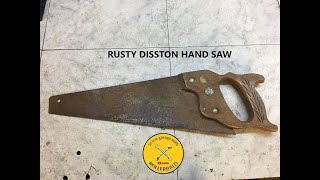 Rusty Disston Saw Rehabilitation [upl. by Ballard368]