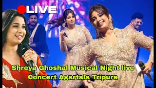 Shreya Ghoshal Musical Night live Concert Agartala Astabal  Tripura Tourism Fest 2024 [upl. by Ayor833]