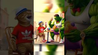 Doyan es creamfunnyanimasikucingshortvideohulkcat [upl. by Vins141]