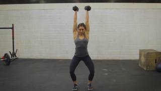 Movement Standards  Dumbbell Shoulder to Overhead [upl. by Itsyrk741]