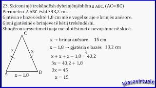 Provimi i Lirimit Matematikë 2024 pjesa 6 [upl. by Elfrieda]