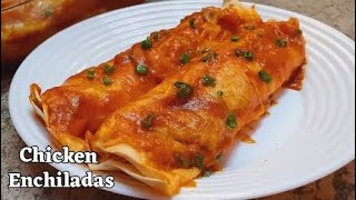 Chicken Enchiladas  Easy Shredded Chicken Enchiladas [upl. by Demona]