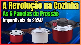 As 5 Melhores Panelas de Pressão de 2024 Praticidade Estilo e Segurança na Cozinha [upl. by Gahan]