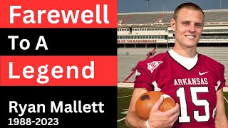 Ryan Mallett  Farewell To A Legend [upl. by Isolt]