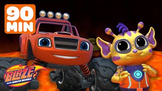 Blazes BIG Lava Jumps Transformations Missions and MORE 🌋  Blaze and the Monster Machines [upl. by Savihc249]