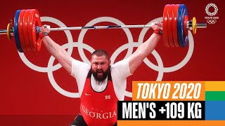 🏋️‍♂️ Mens 109 kg Weightlifting  Tokyo Replays [upl. by Osyth]