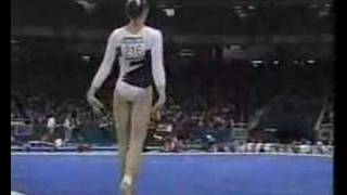 Olga Yurkina  1996 Olympics Team Optionals  Floor Exercise [upl. by Brook]