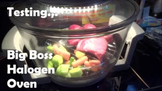 Halogen Oven Cooking TestingBig Boss Halogen Oven with Sal and Hal [upl. by Burwell]