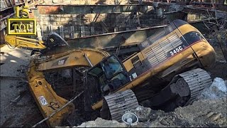 Top 15 Excavators Unfall bei Abrissarbeiten  Accident during demolition Compilation [upl. by Whitaker]