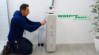 Water Softener Install Basement and Garage Water2Buy W2B800 [upl. by Ilat363]