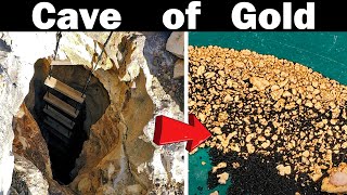 How Much Placer Gold Can You Find in Caves and Drift Mines [upl. by Tuneberg]