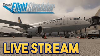 ✈️ Microsoft Flight Simulator  New Aerosoft Frankfurt  Lufthansa Ops [upl. by Nyhagen]