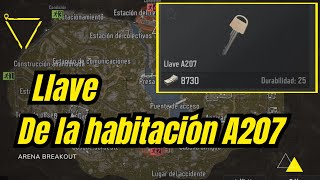 LLAVE DE LA HABITACION A207 en Cresta Norte  Arena Breakout [upl. by Thury]