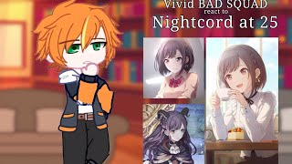 🥞  Vivid BAD SQUAD react to Nightcord at 25 🎨  PJSKGACHA NOX  35Ena Shinonome [upl. by Kcarb]