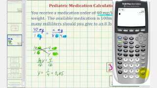 Ex Pediatric Medication Dosage Calculation  Four Steps [upl. by Hirza868]