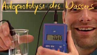 Autoprotolyse des Wassers  Ionenprodukt des Wassers [upl. by Irtimed]