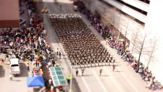 The Fightin Texas Aggie Band at the 2013 Houston Rodeo Parade [upl. by Enitram]