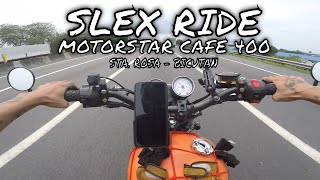 MOTORSTAR CAFE 400 SLEX RIDE [upl. by Treharne]