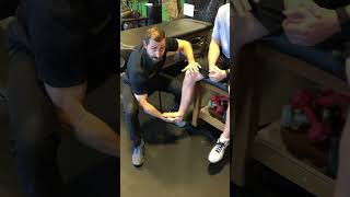 Dorsiflexion External Rotation Special Test  High Ankle Sprain Diagnosis  Physical Therapy [upl. by Benco]