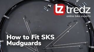 How to Fit SKS Mudguards  Tredz  Online Bike Experts [upl. by Ecirtram]