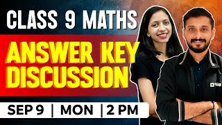 Class 9 Maths  Onam Exam Answer Key Discussion  Exam Winner Class 9 [upl. by Ahoufe]